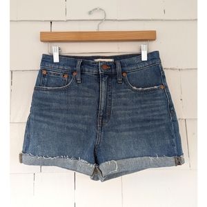 Madewell High Rise Denim Shorts Size 26
